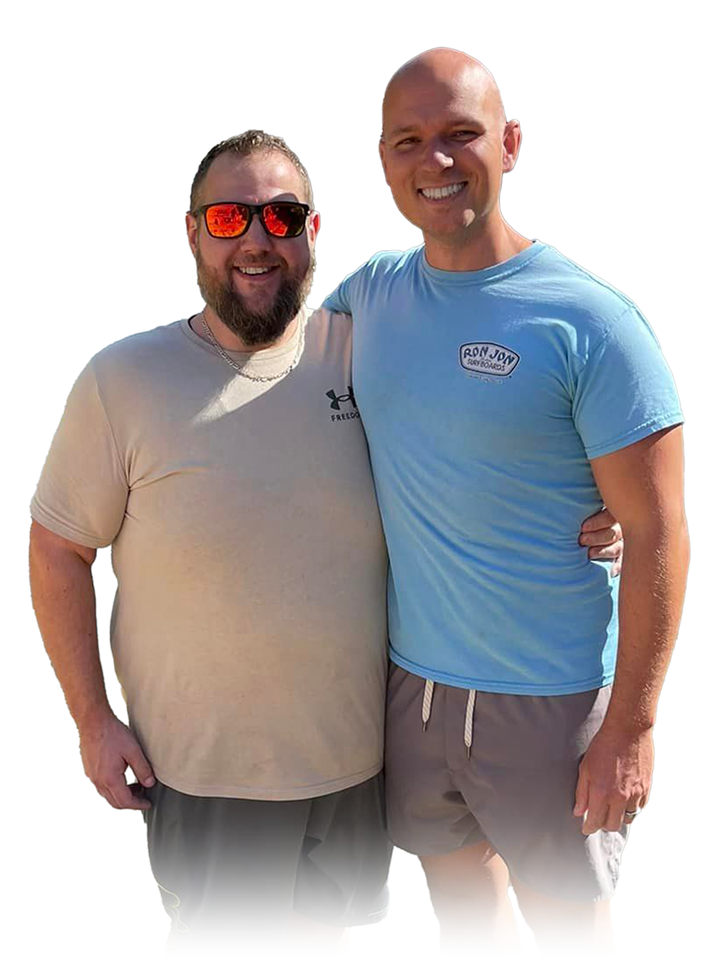 Chris (left) and Anthoney (right), founders of Iron & Oak